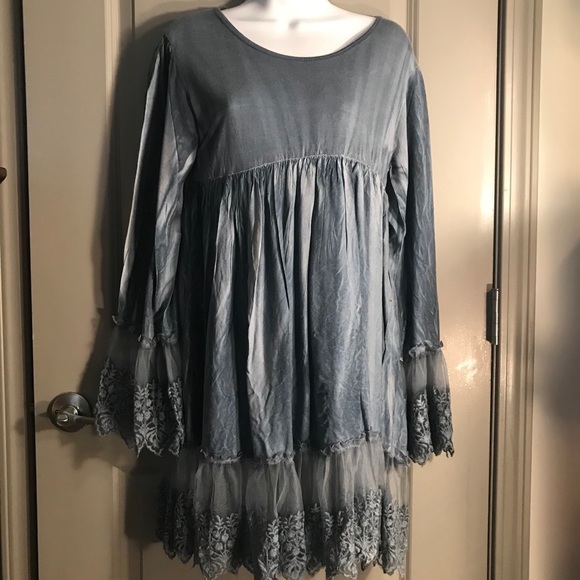 NWT.  SacredThreads Dress/Tunic.  220286.  GR/PK - Picture 3 of 8
